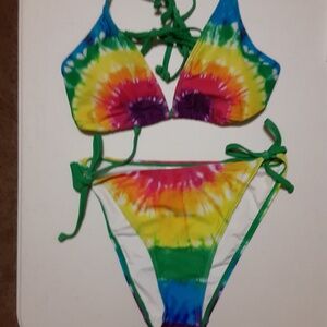 Halcurt Tie Dye 2-Piece Bikini Set